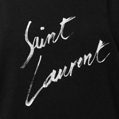 saint laurent signature.